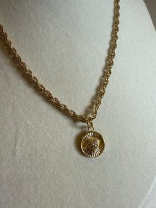 Wheat Chain with Pendant - 15 inches