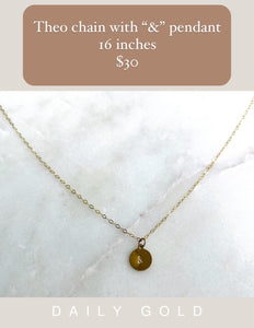 Theo Pendant Necklace - 16 inches