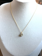 Load image into Gallery viewer, Gold-filled “S” pendant Necklace
