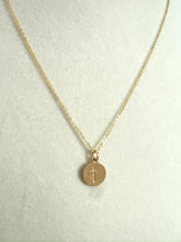Load image into Gallery viewer, Stamped Cross Pendant Necklace
