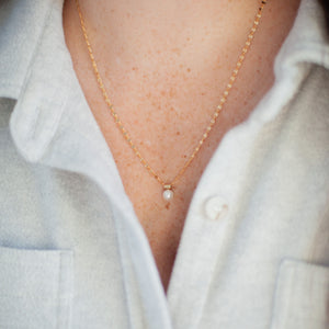 Reece Necklace (with Pearl Pendant)