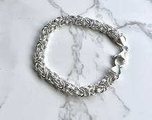 Load image into Gallery viewer, Silver Chain Bracelet, 7.5 inches
