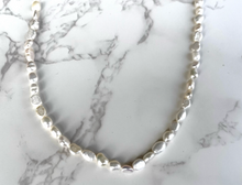 Load image into Gallery viewer, Baroque Pearl Necklace w/ Built In Extender, 17-19 inches
