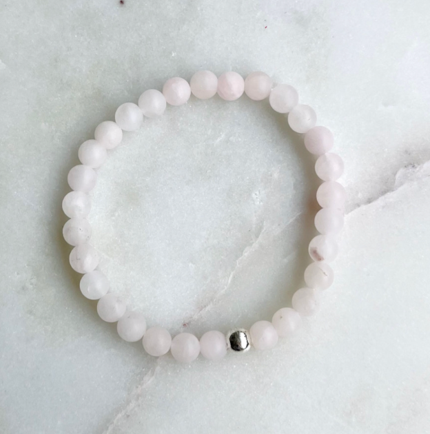 Stone Bead Bracelet - Pink