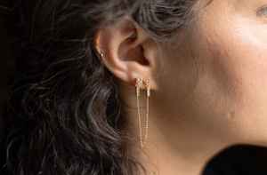 Double Piercing Earrings